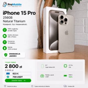 iPhone 15 Pro 256GB Natural Titanium
