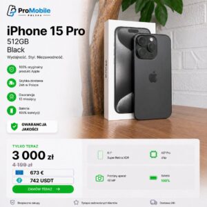 iPhone 15 Pro 512GB Black
