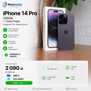 iPhone 14 Pro 256GB Deep Purple