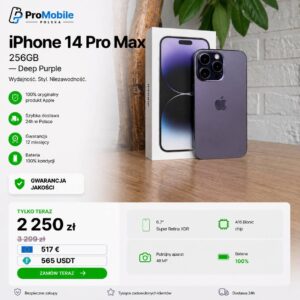 iPhone 14 Pro Max 256GB Deep Purple