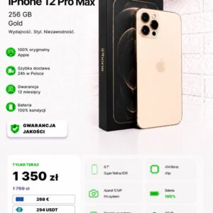 iPhone 12 Pro Max 256 GB — Gold