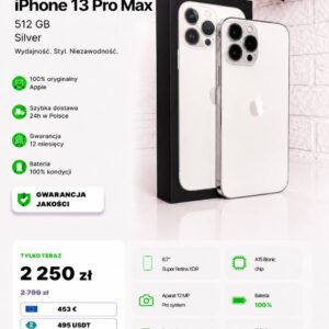 iPhone 13 Pro Max 512GB — Silver