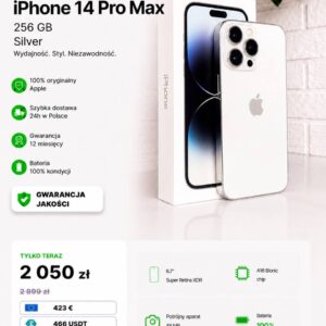 iPhone 14 Pro Max 256GB Silver