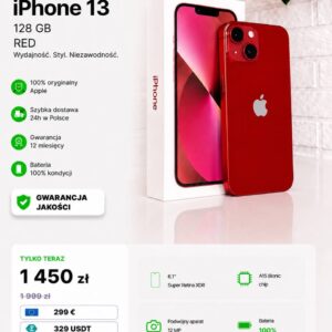 iPhone 13 128GB RED