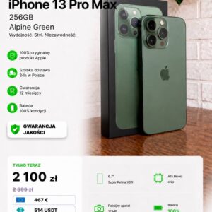 iPhone 13 Pro Max 256GB Alpine Green