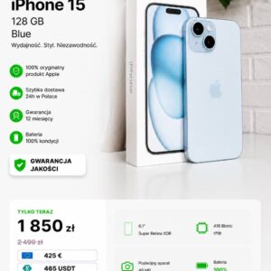 iPhone 15 128GB Blue