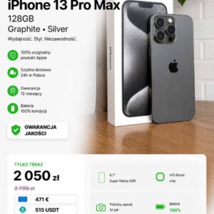 iPhone 13 Pro Max 128GB Graphite / Silver