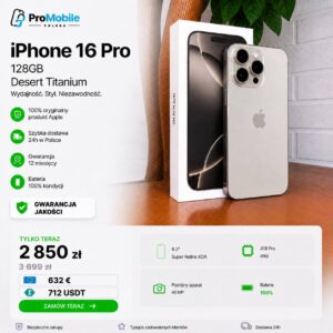 iPhone 16 Pro 128GB Desert Titanium