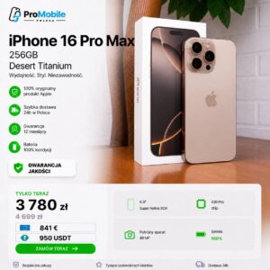 iPhone 16 Pro Max 256GB Desert Titanium