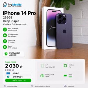 iPhone 14 Pro 256GB Deep Purple