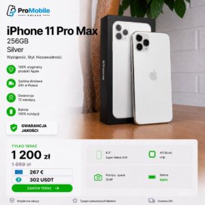 iPhone 11 Pro Max 256GB Silver