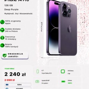 iPhone 14 Pro 128 GB Deep Purple