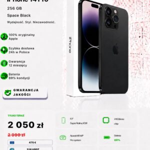 iPhone 14 Pro 256 GB Space Black