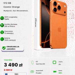 iPhone 17 Pro Max 512 GB Cosmic Orange