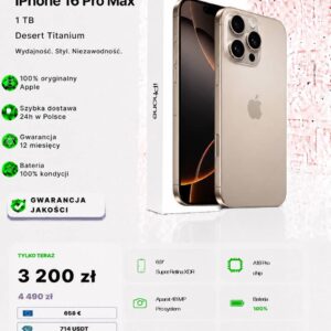 iPhone 16 Pro Max 1 TB Desert Titanium
