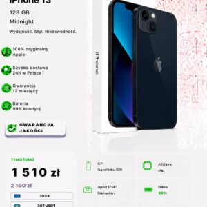 iPhone 13 128 GB Midnight