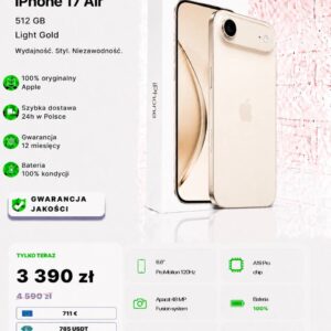 iPhone 17 Air 512 GB Light Gold