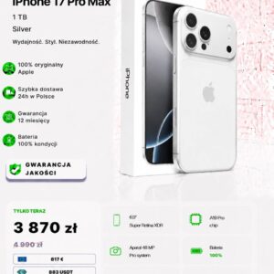 iPhone 17 Pro Max 1 TB Silver
