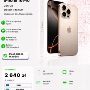 iPhone 16 Pro 256 GB Desert Titanium