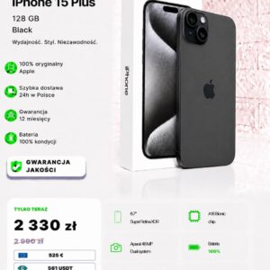 iPhone 15 Plus 128 GB Black