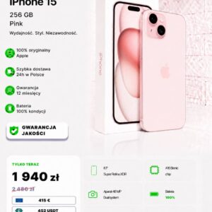 iPhone 15 256 GB Pink