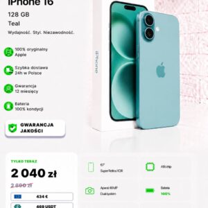 iPhone 16 128 GB Teal