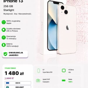 iPhone 13 256 GB Starlight