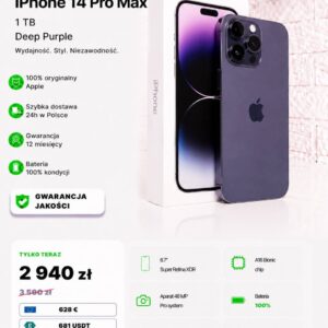 iPhone 14 Pro Max 1 TB Deep Purple