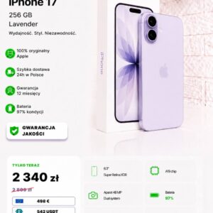 iPhone 17 256 GB Lavender