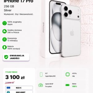 iPhone 17 Pro 256 GB — Silver